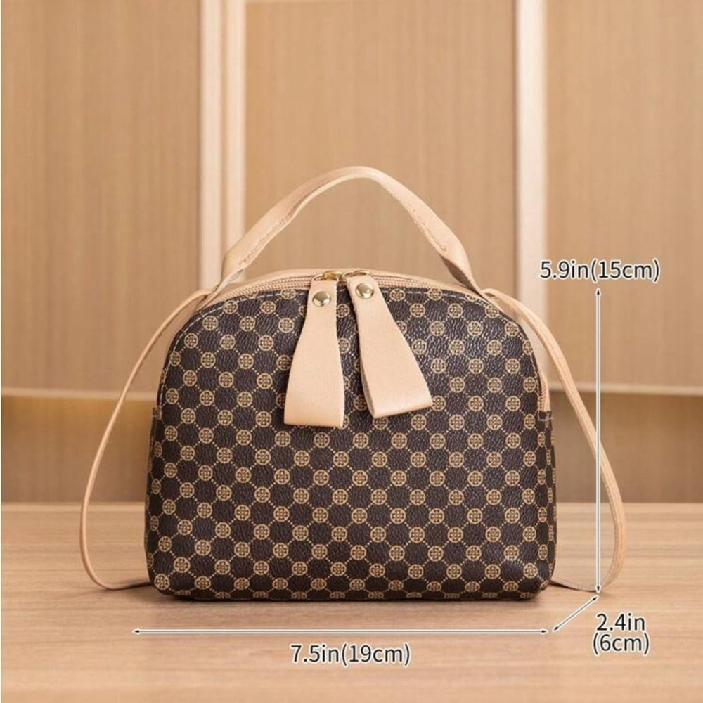 ⚠️Clearance Mini Coffee Brown Crossbody Hand Bag - Picture 4 of 6